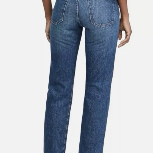 Re/Done high rise ankle crop jeans - Picture 4 of 10